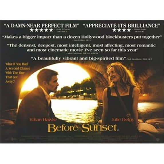 Before Sunset Movie Poster - 17 x 11 in.