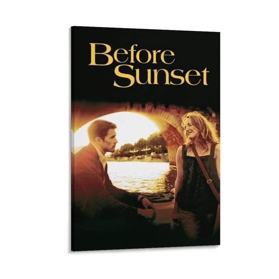 Before Sunset Movie Poster Gifts Canvas Painting Poster Wall Art Decorative Picture Prints Modern Decor 16x24inch(40x60cm)