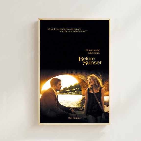 Before Sunset --Movie Wall Art Prints, Vintage, Movie Room, Home And Gallery Wall Decor