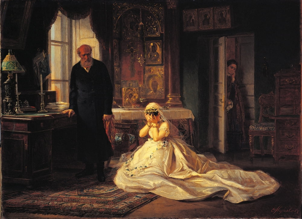 Before The Wedding Canvas Art - (24 x 18)