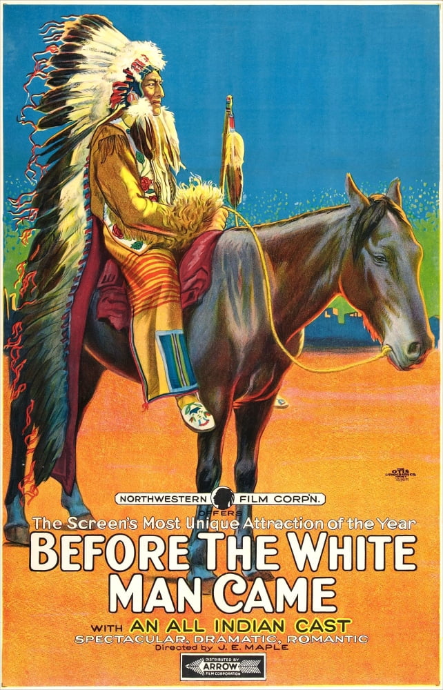 Before The White Man Came Canvas Art - (11 x 17)