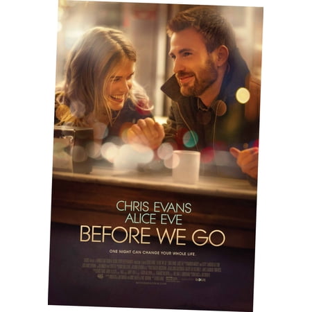 Before We Go Movie Poster Metal Sign 8in x 12in Print on Metal 8x12 Square Adults Metal Wall Art