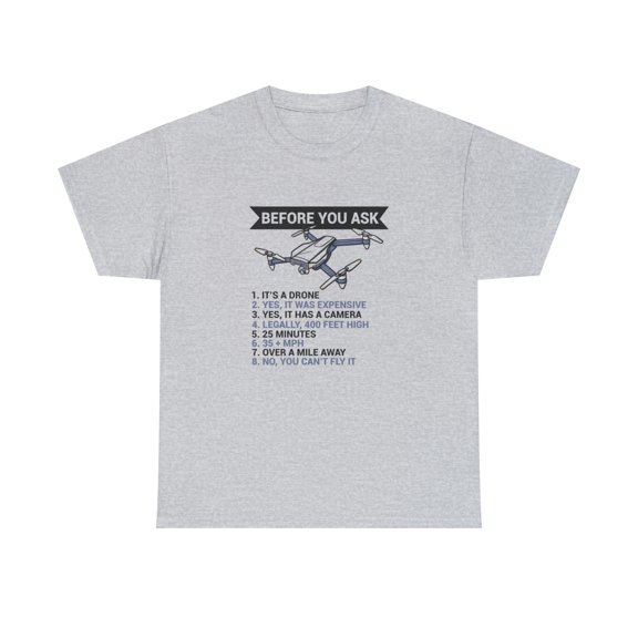 Before You Ask Yes It's A Drone Shirt, Father's Day Gift T-shirt - ID: 1114