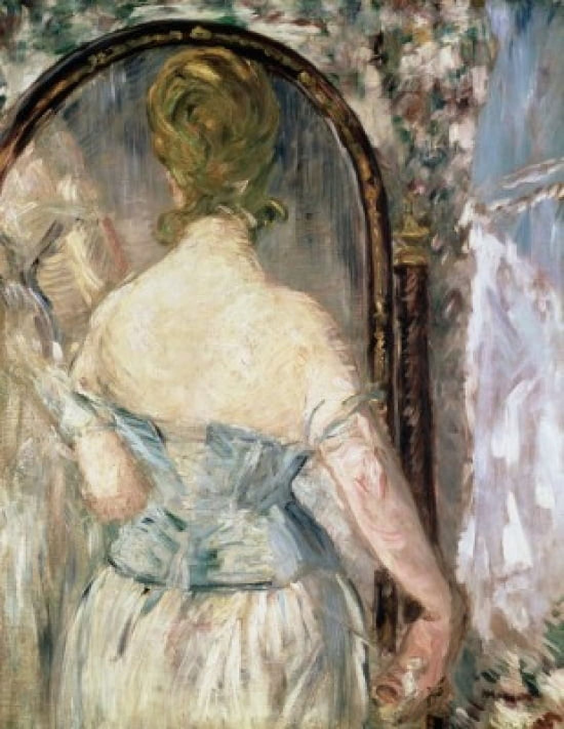 Before the Mirror Edouard Manet(1832-1883French) Solomon R Guggenheim Museum New York Canvas Art - Edouard Manet (24 x 36)
