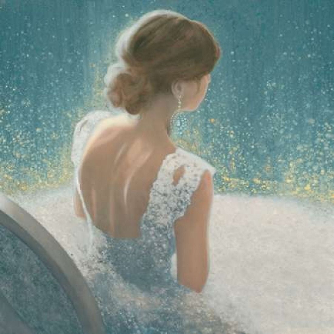 Before the Opera Blue Canvas Art - James Wiens (24 x 24)