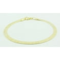 thumbnail image 1 of Beforesun 14k Gold Herringbone 7.5 Inch Bracelet, 1 of 3