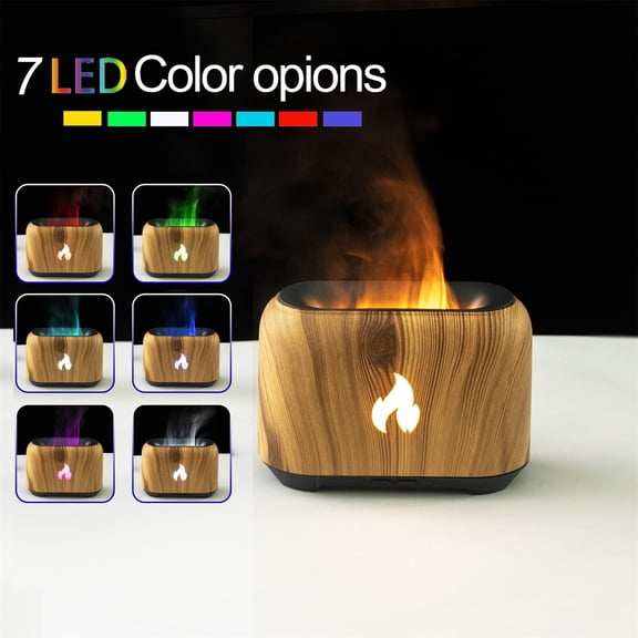 Beforeyayn 2025 Flame Aroma Diffuser Humidifier, Upgraded Flame Noiseless Essential Oil Diffuser for Home,Office Humidifier 150ml Holiday Savings Gifts