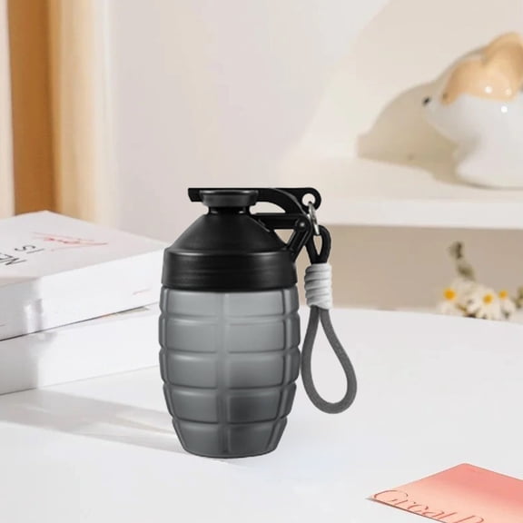 Beforeyayn 600ML Handheld Fitness Sports Water Cup, Protein Powder Shaking Mixing Bottle, Gym Workout Bag Backpack Travel, with Storage Compartments