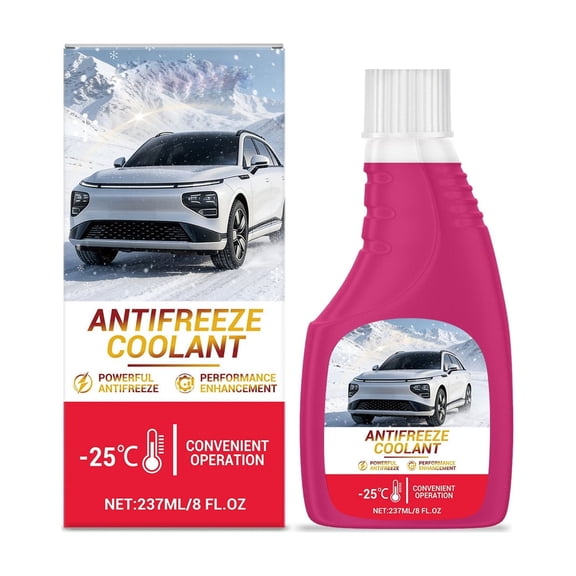 Beforeyayn Automotive Engine Antifreeze Coolant, Ready to Use Formula for All Seasons, Concentrated Liquid for Radiator Protection and Maintenance, Passenger Vehicle Use