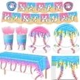 thumbnail image 1 of Beforeyayn Baseball Theme Party Supplies Set, Tableware Kit For Including Tablecloth, Complete Party Set With Plates Cups And Forks, Festive Supplies For Birthday, Gathering, And Celebration Event, 1 of 6