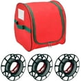 thumbnail image 1 of Beforeyayn Christmas Light Storage Bag to Store Holiday, Christmas String Light Holder with 3 Metal Reels, Reinforced Handle for Christmas Tree Lights Cable Cords, Extension Cords Organizer, 1 of 7