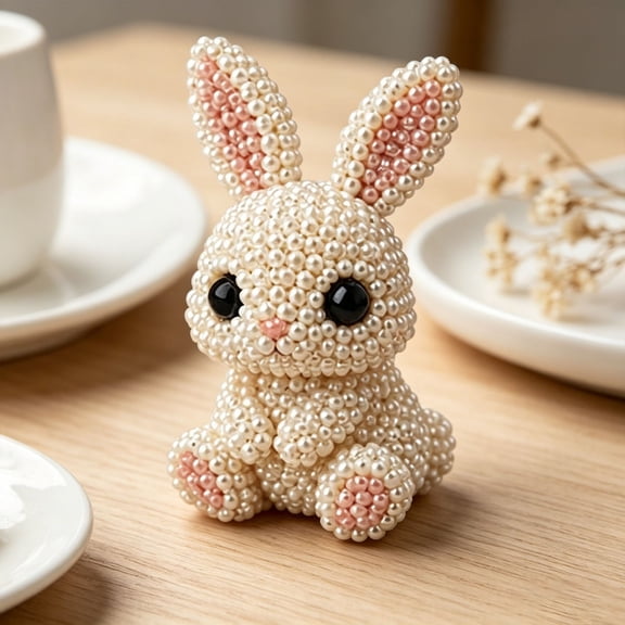Beforeyayn Diy Bead Animal Kit, Beginner Friendly Beading Set for Handmade Accessory Lovers, Fits Coffee Table, Camper, Fun Activity for Adults and Older Kids