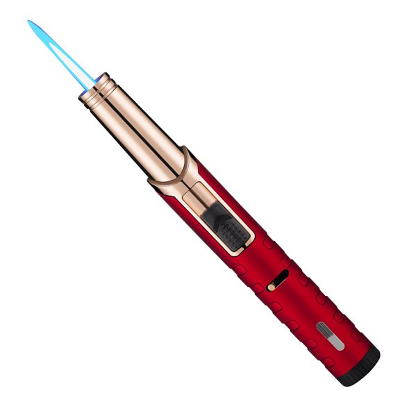 Beforeyayn Gas Lighter Metal Windbreak, High-temperature Spitfire Lighter Cooking For Household, Kitchen BBQ Camping Outdoor, Adjustable Flame Inflatable Torch