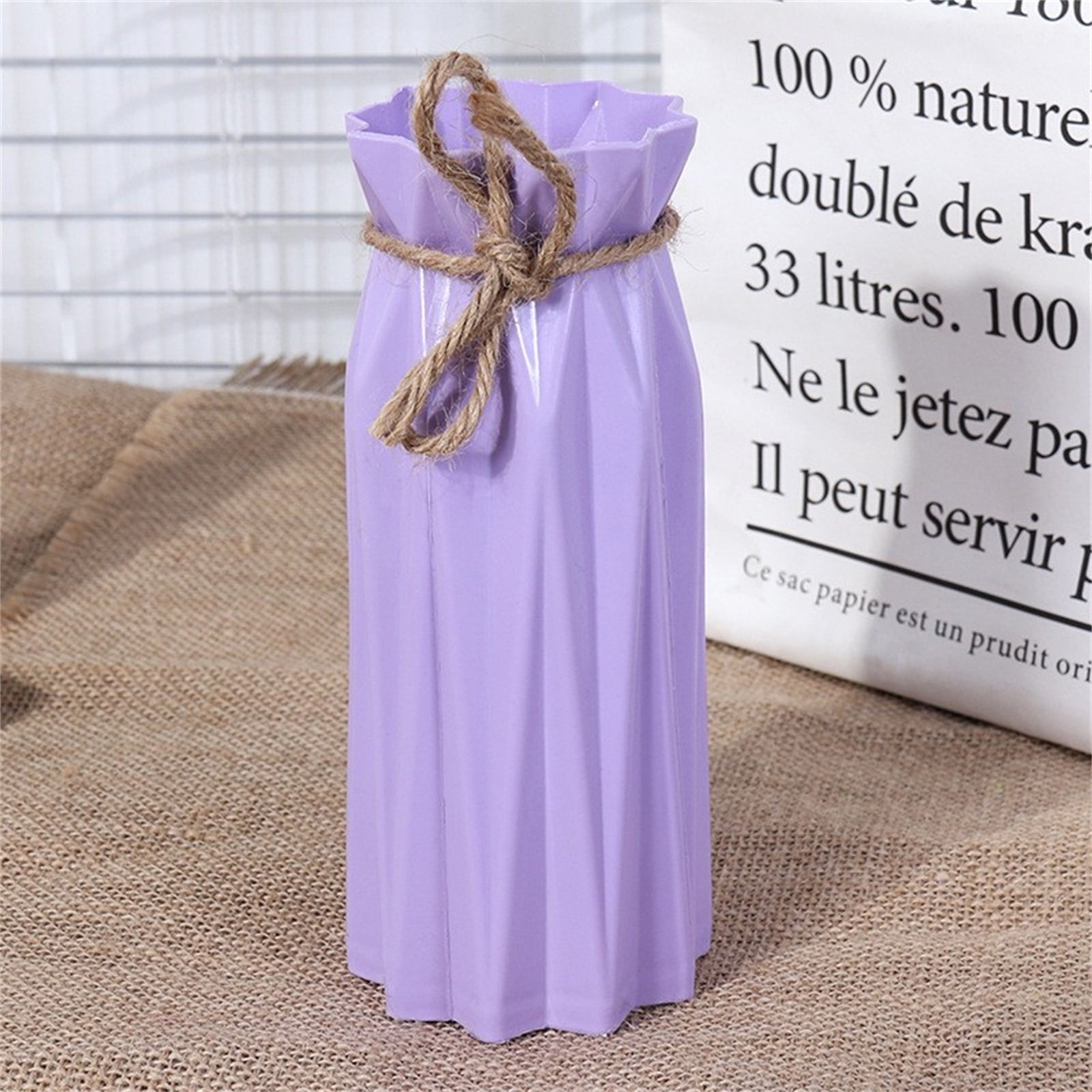 Beforeyayn Geometric Plastic Vase - Modern Flower Pot for Air Plants ...