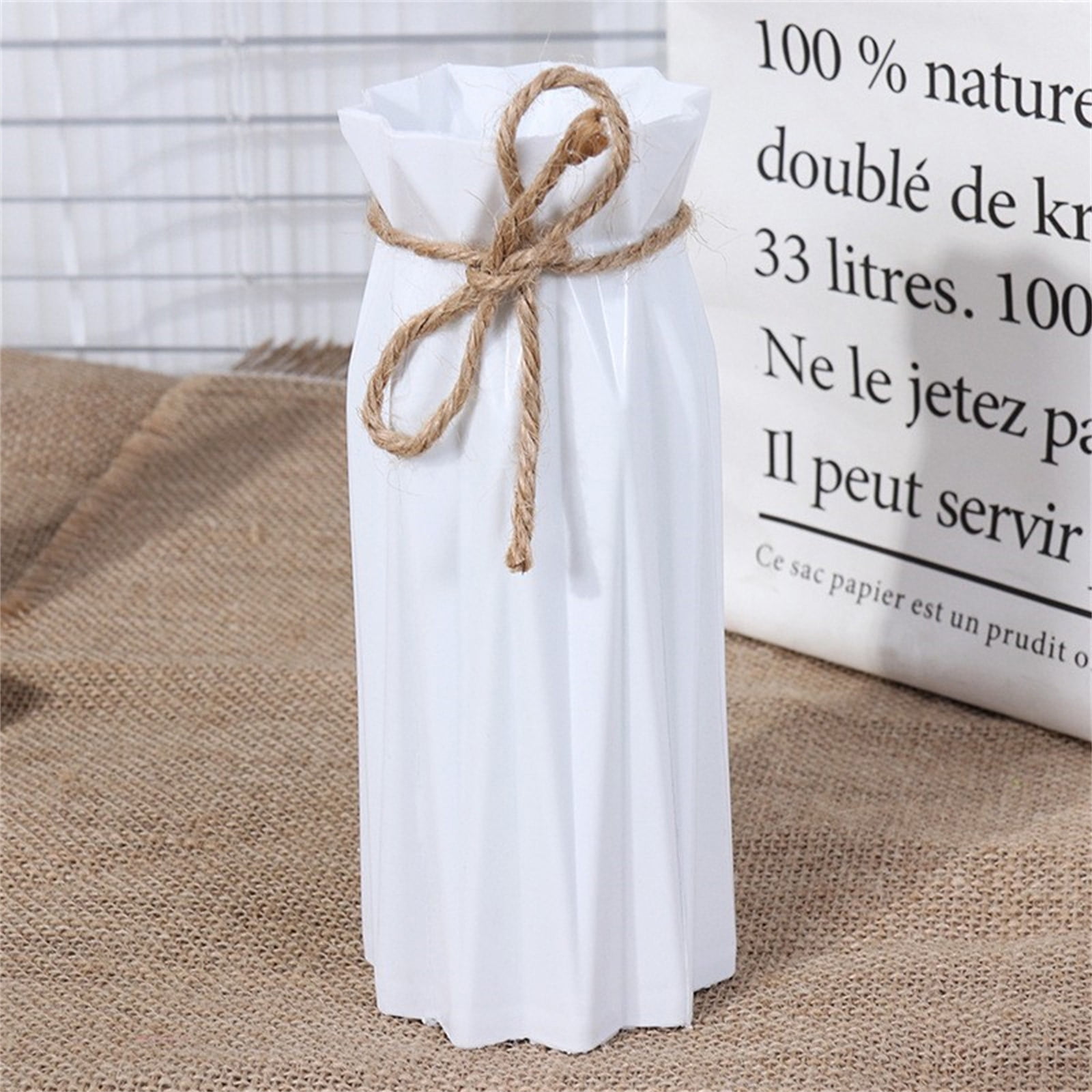 Beforeyayn Geometric Plastic Vase - Modern Flower Pot for Air Plants ...