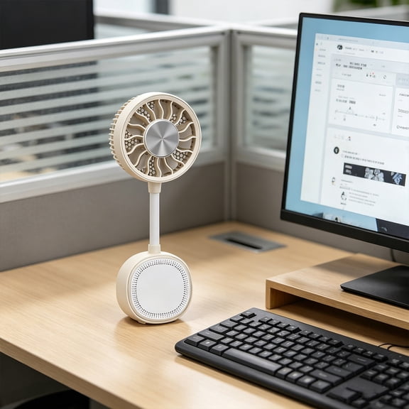 Beforeyayn Magnetic Clip on Fan, Portable Clip Fan That Runs on Battery Power, Perfect for Moms or Baby Caregivers In Nursery or Car for Soothing The Child