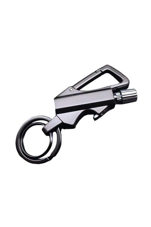 Multifunctional Match Kerosene Lighter, Outdoor Portable Bottle Opener Keychain Tool, Liquid Refillable Lighter with Included Gift Bag for Gifting