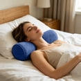 thumbnail image 1 of Beforeyayn Neck Roll Pillowcase With Zipper, Washable Fabric For Travel Pillow For Commuters, Car Seat And Airplane, Fitting Cylindrical Cushion For Neck Support., 1 of 6