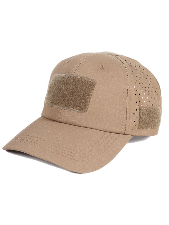 Outdoor Breathable Sports Mesh Sunshade Hat,Sweat-wicking sun hat with Sticky badge area suitable for runners and marathon trainers