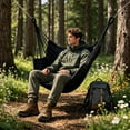 thumbnail image 1 of Beforeyayn Outdoor Hanging Rope Swing, for Adults Who Want a Relaxing Spot on a Screened Porch, This Chair Swings Gently and Folds for Winter Storage.|Weather Resistant., 1 of 6