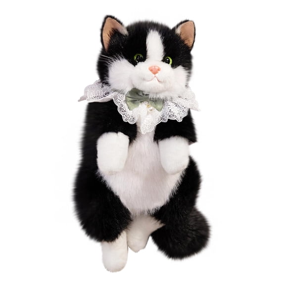 Beforeyayn Plush Backpack Toy, Cute Ragdoll Cat Design Doll with Shoulder Straps, Soft Stuffed Animal Bag for Play, Travel, Carry and Pretend Play Activities