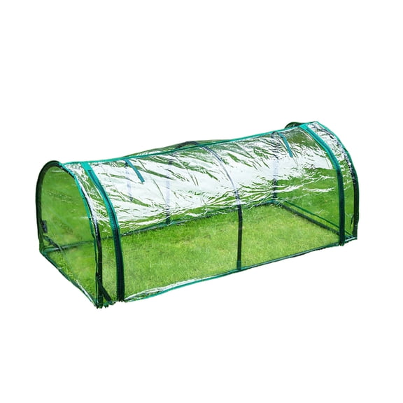 Beforeyayn Portable Mini Garden Greenhouse with Dual Covers Waterproof, UV-Protected Small Green House Grow Tent for Flowers, Vegetables, and Herbs in All Seasons