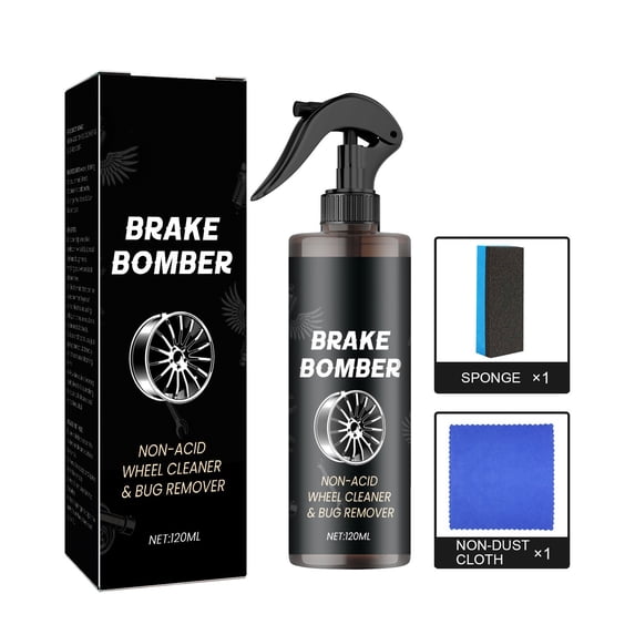 Beforeyayn Powerful Non-Truck Car Wheel Cleaner, Tire and Wheel Rim Cleaner and Remover, Safe Formula for Alloy Chrome and Painted Surfaces, Bottle Size