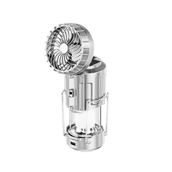 Beforeyayn Solar Camping Fan Light, Rechargeable solar fan with bright LED light, great for off grid trips, night time reading, and energy saving outdoor comfort.