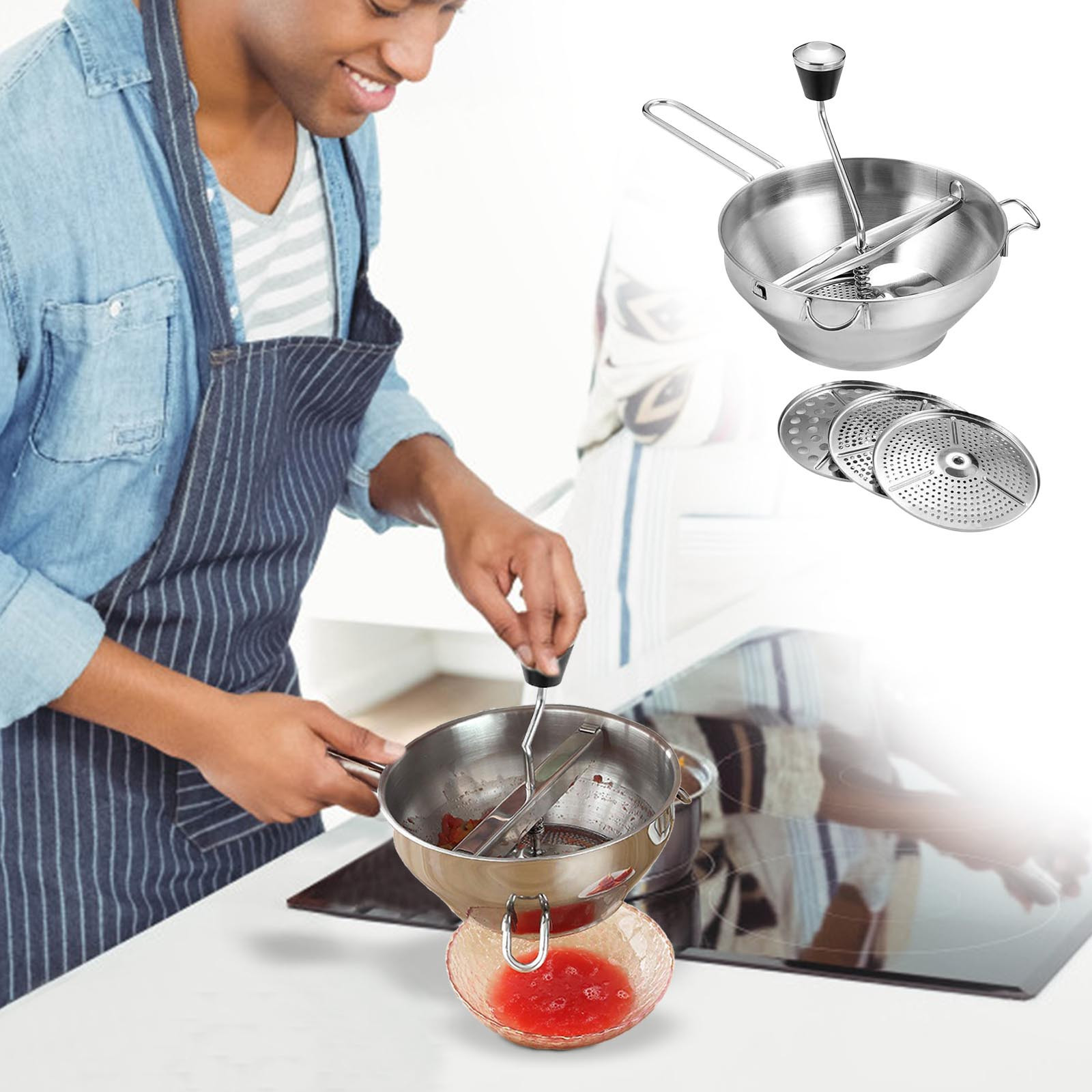 Beforeyayn Stainless Steel Potato Mixer, A Musthave Potato Masher In