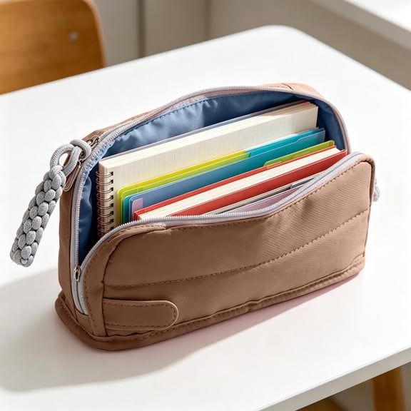 Beforeyayn Stationery Multifunctional Pencil Case, Large Capacity Multi-Layer Storage For Students, Desk Or Backpack, Variable Portable Stationery Bag