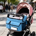 thumbnail image 1 of Beforeyayn Stroller Organizer Bag with Universal Hook, Large Capacity Baby Carriage Storage Bag, Multi-Pocket Diaper Changing Station Tote for Mommy, Nursing Baby Care Accessories, 1 of 6