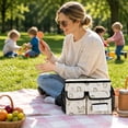 thumbnail image 1 of Beforeyayn Stroller Organizer Bag with Universal Hook, Large Capacity Baby Carriage Storage Bag, Multi-Pocket Diaper Changing Station Tote for Mommy, Nursing Baby Care Accessories, 1 of 6