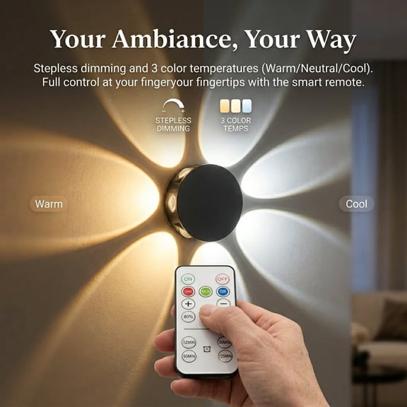 Beforeyayn Sunflower Wireless Motion Sensor Wall Light, Solar Powered Auto On Off For Hallway, Wall Or Doorway, Outdoor Security Night Light