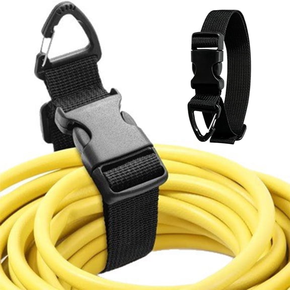 Beforeyayn Water Hose Storage Strap, 45 Inch Length Heavy Duty Nylon Tie with Quick Release Buckle, for Garden Pool Yard Maintenance