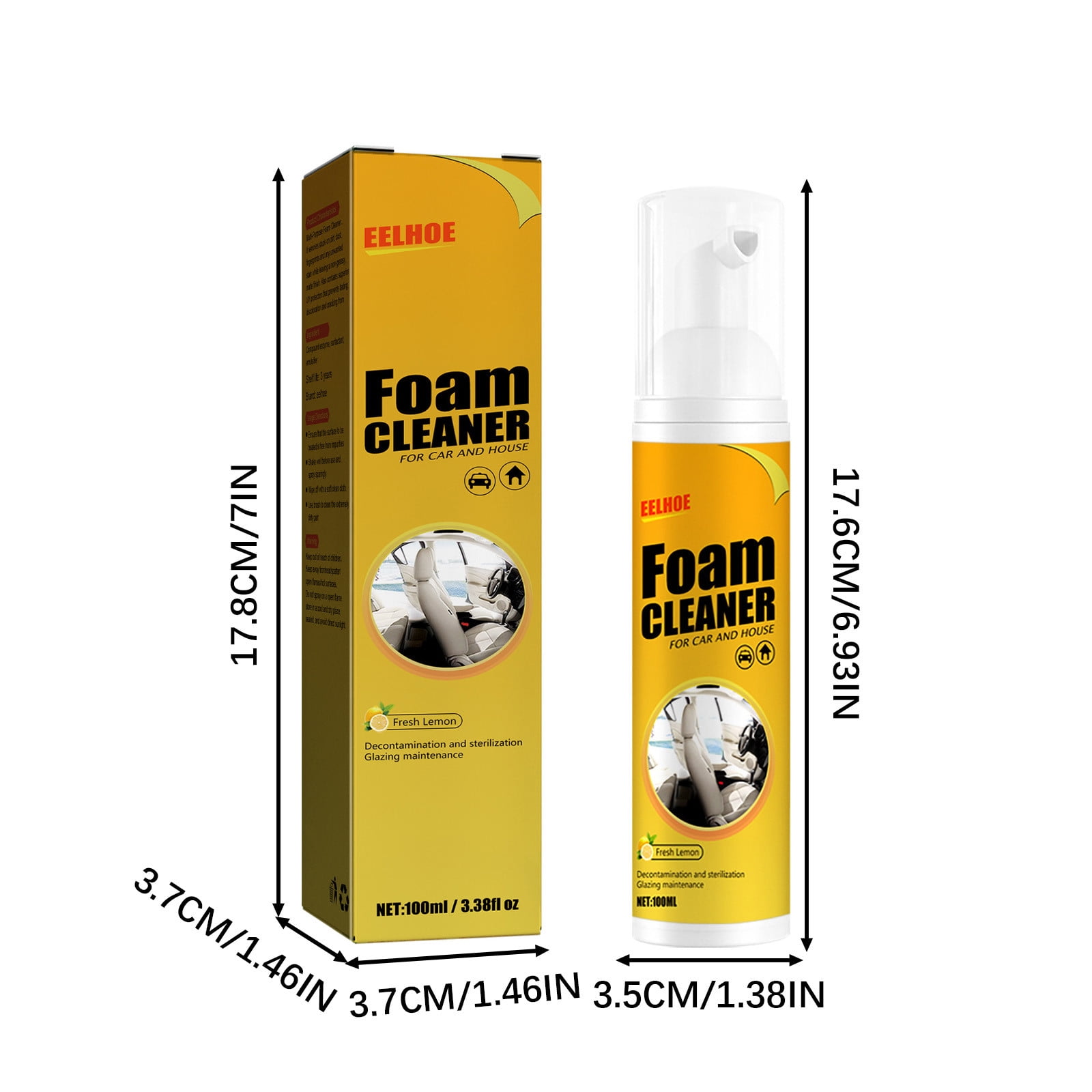 BeforeyaynFoam Cleaner Multifunction Full Effect Foam Cleaner Spray