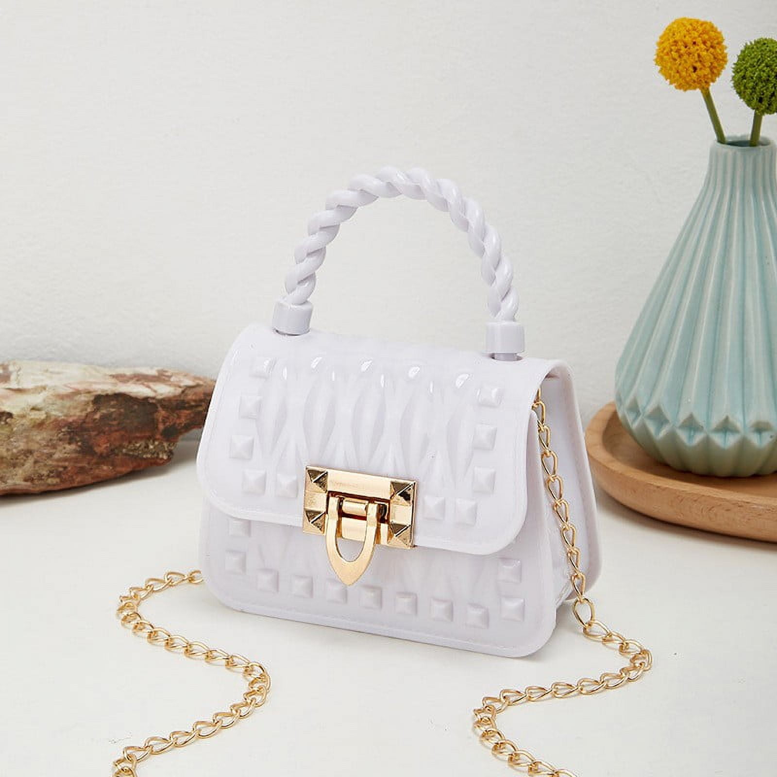 Girls white handbag on sale