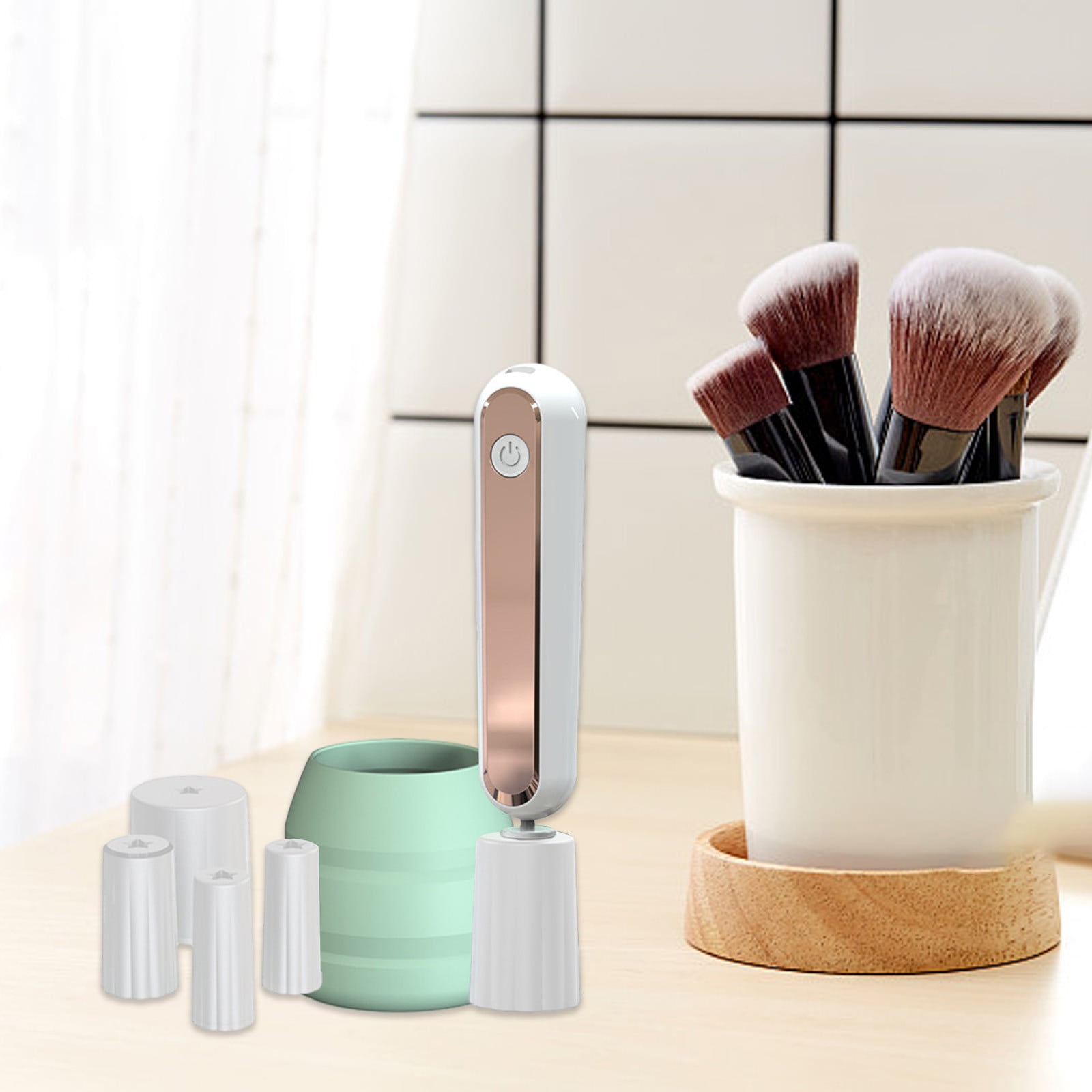 BeforeyaynMakeup Brush Cleaner,Electric Cleaner,Multifunction Auto