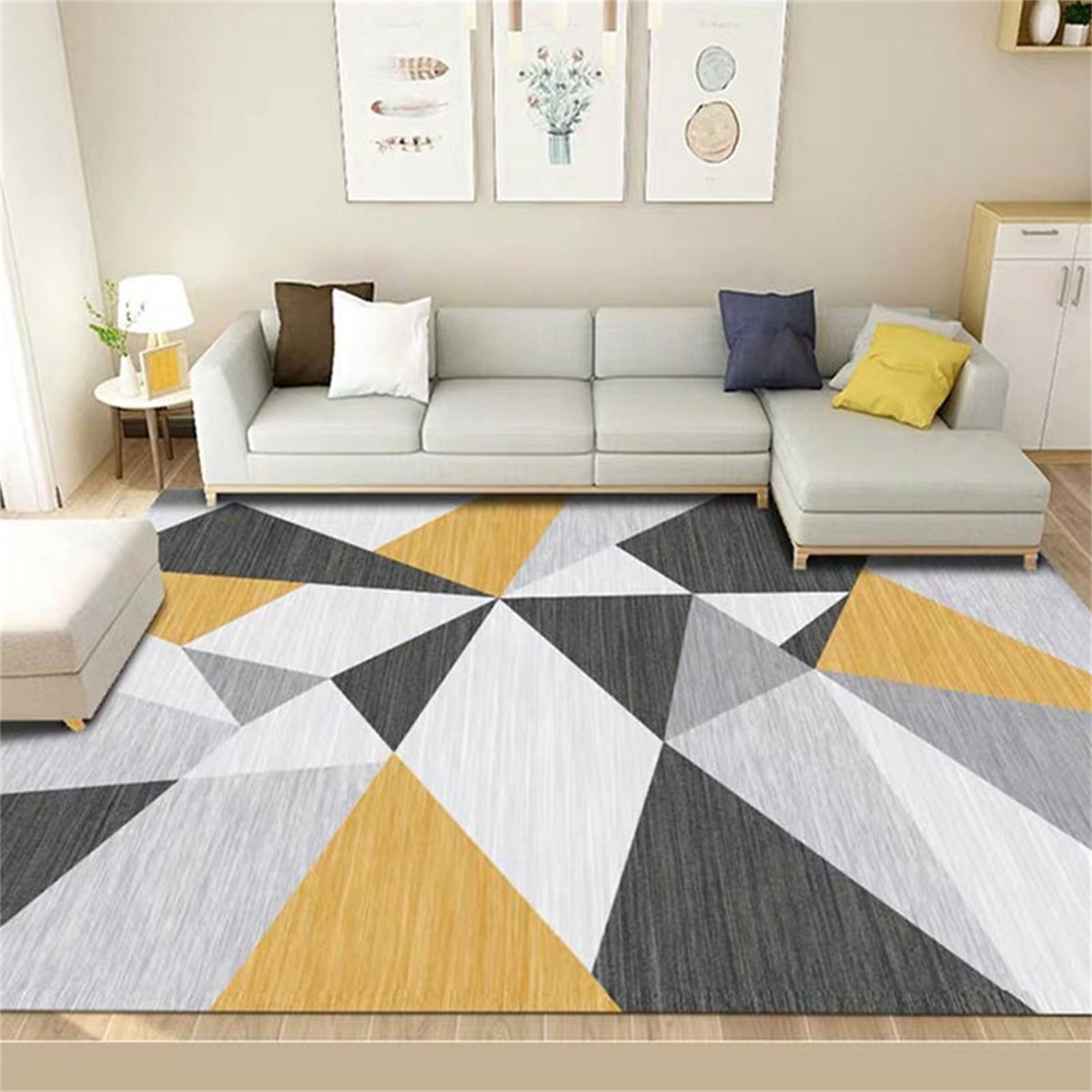 BeforeyaynScandinavian Minimalist Living Room Carpet Abstract Geometry ...