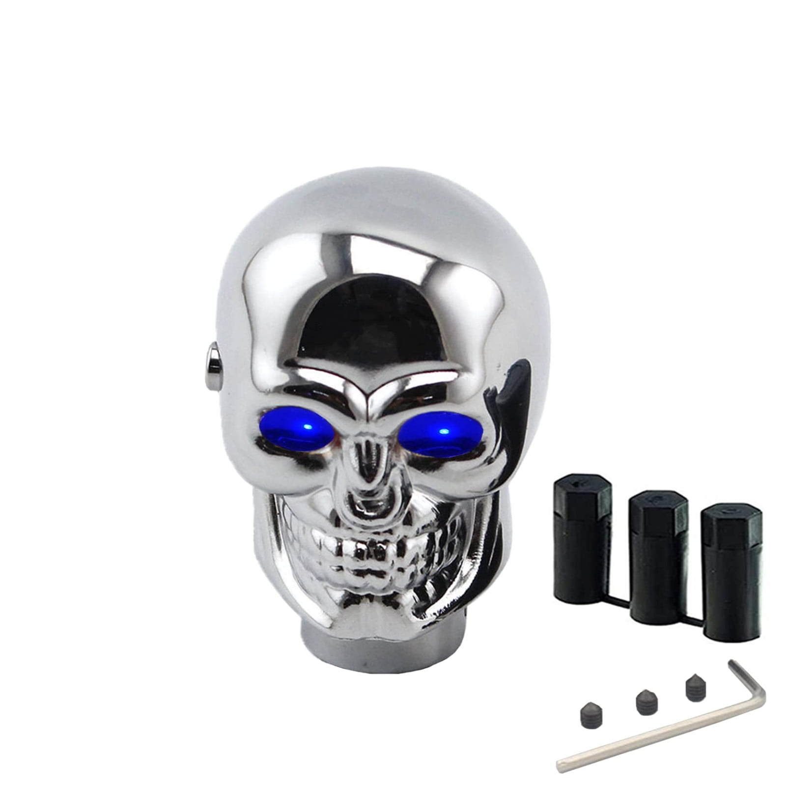 BeforeyaynSkull Shifter Knob Fit Most Automatic Transmissions,Skeleton