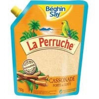 Beghin Say La Perruche Cassonade Forte en Gout Pure Canne Doypack 750g