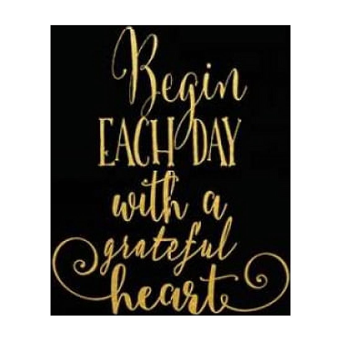Begin Each Day Arrow Canvas Art - Tara Moss (24 x 24)