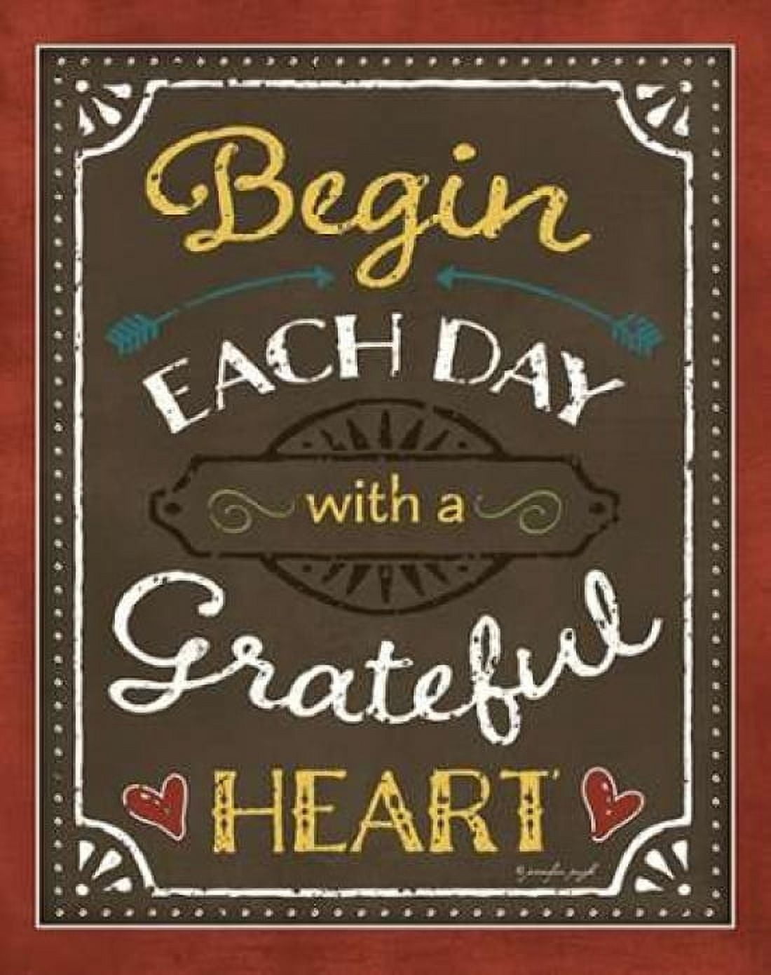 Begin Each Day Canvas Art - Jennifer Pugh (22 x 28)