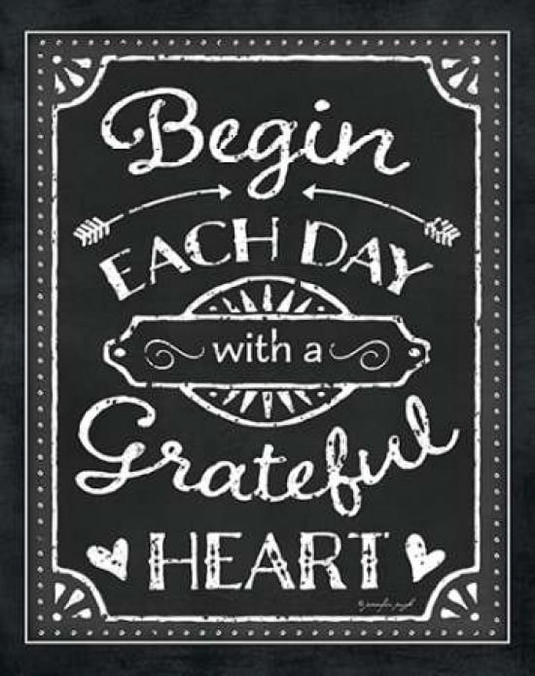 Begin Each Day Canvas Art - Jennifer Pugh (22 x 28)