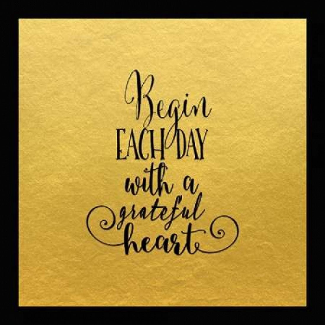 Begin Each Day Canvas Art - Tara Moss (24 x 24)