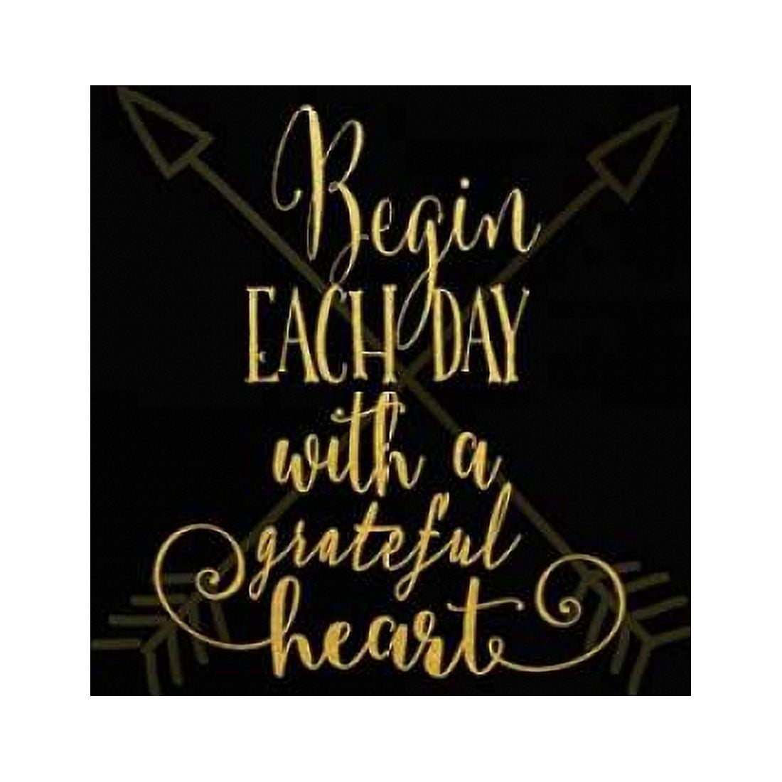 Begin Each Day Canvas Art - Tara Moss (24 x 24)