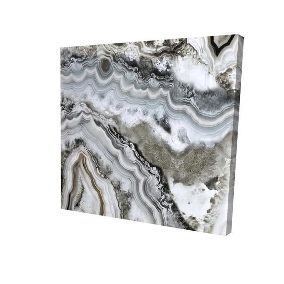 Begin Home Decor 2080-0808-AB43 8 x 8 in. Abstract Geode-Print on Canvas