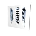 thumbnail image 1 of Begin Home Decor 2080-0808-AN242 8 x 8 in. Delicate Feathers-Print on Canvas, 1 of 1