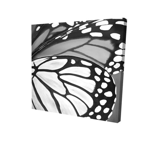 Begin Home Decor 2080-0808-AN327 8 x 8 in. Butterfly Wings Closeup-Print on Canvas