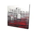 thumbnail image 1 of Begin Home Decor 2080-0808-CI249 8 x 8 in. Grey City with Red Clouds-Print on Canvas, 1 of 1
