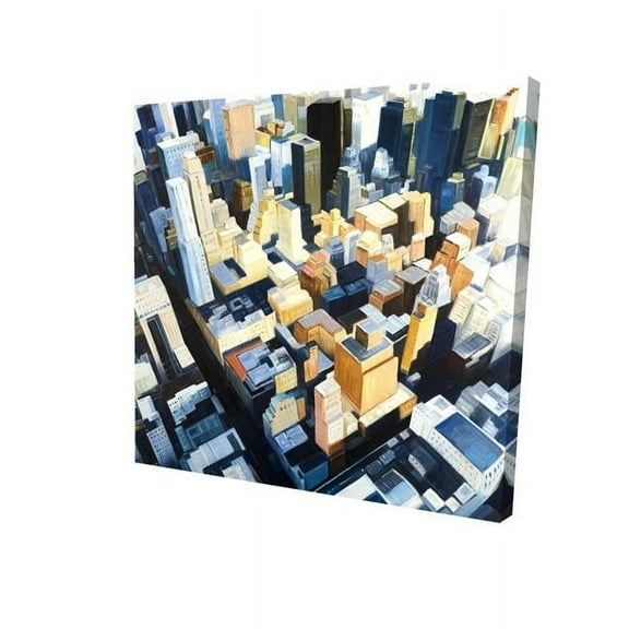 Begin Home Decor 2080-0808-CI258 8 x 8 in. Manhattan View Canvas - Empire State Building Home Decor